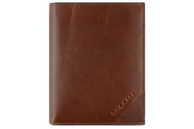 bugatti Herrenbörse Lederbörse Brieftasche braun mit vielen Kartenfächern