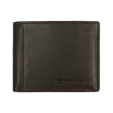 Tom Tailor Herrenbörse Lederbörse Jeansbörse dunkelbraun dark brown bela