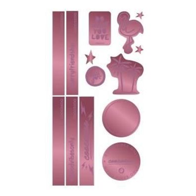 Coocazoo Reflektierendes Sticker-Set "Berry"