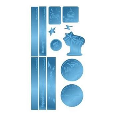 Coocazoo Reflektierendes Sticker-Set "Blue"