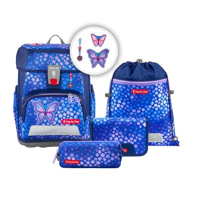 Step by Step CLOUD Schulranzen-Set "Butterfly Maja", 5-teilig