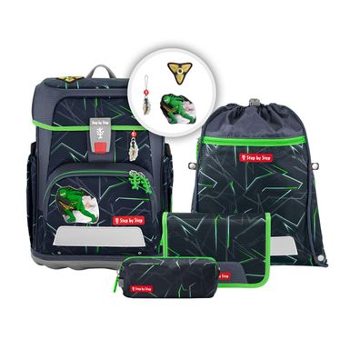 Step by Step CLOUD Schulranzen-Set "Ninja Kimo", 5-teilig