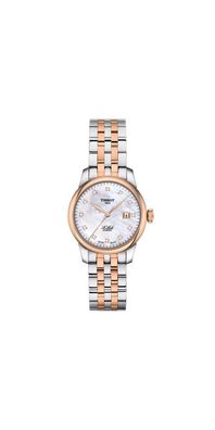 Tissot Le Locle Automatic Lady Damenuhr silber roségold Diamanten T006.207.22.116.00