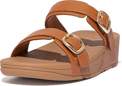 FitFlop Damen Sandalen Lulu Adjustable Slide-Leather ES7