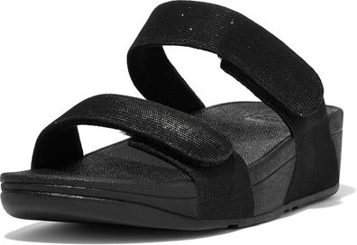 FitFlop Damen Sandalen Lulu Adjustable Shimmerlux Slides FZ9