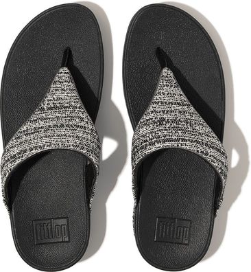 FitFlop Damen Flip Flops Lulu Shimmerweave Toe-Post Sandals GO1