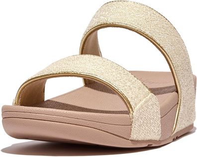 FitFlop Damen Sandalen Lulu Shimmerweave Slides GO2