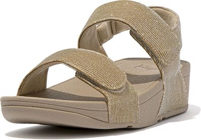 FitFlop Damen Sandalen Lulu Adjustable Shimmerlux Back-Strap Sandals GA2