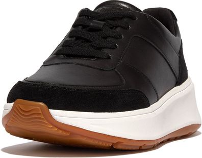 FitFlop Damen Sneakers F-Mode Leather/Suede Flatform FR1