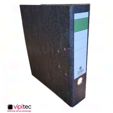 FALKEN DIN A4 Aktenordner Briefordner Ringordner Ordner 8cm Breit Schwarz Grün