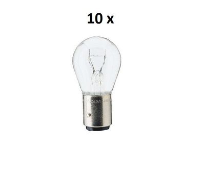 10 x Trifa Glühbirne 12V 21/4W BAZ15d Rücklichtbirne