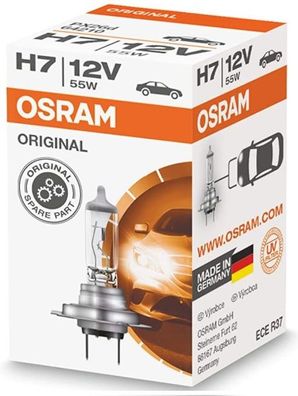 1 Stück Osram H7 12 V 55 W PX26d Autolampe Glühbirne