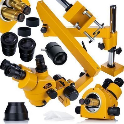 Rosfix Trinokular Stereomikroskop Neptune Pro – Zoom 7–45x | 100 mm WD