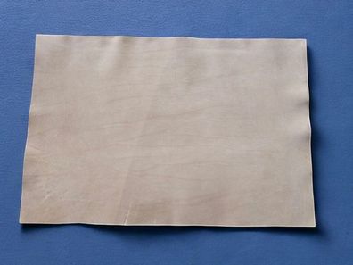 Vegetabil gegerbtes Rinderleder 2. Wahl - 1,3-1,5 mm dick - Naturbelassenes Leder für