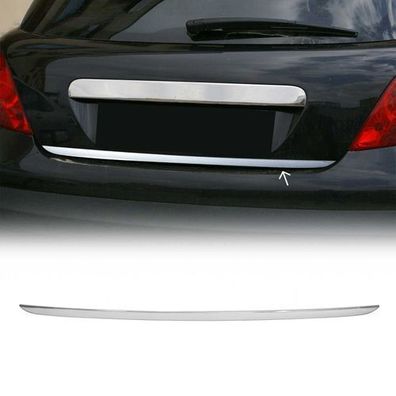 Kofferraumleiste Heckleiste für Peugeot 207 2006-2015 Untere Chrom Edelstahl