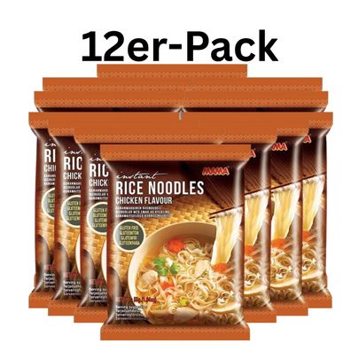 12er-Pack MAMA Instant Reisnudeln Hähnchen 55g
