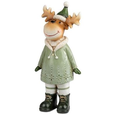 Formano Hirschpaar Deko Winter Weihnachten Anzug Kleid Geweih Wald Tier NEU