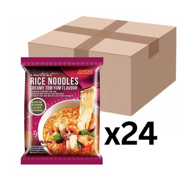 24er-Pack MAMA Instant Reisnudeln Cremig Tom Yum 55g