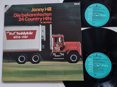 Jonny Hill - Die Bekanntesten 24 Country Hits In Deutsch 2x Vinyl LP Germany