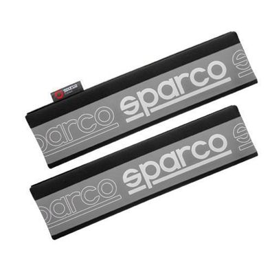SPARCO Gurtschoner Gurtpolster Sicherheitsgurt Auto Gurtschutz Grau 2x