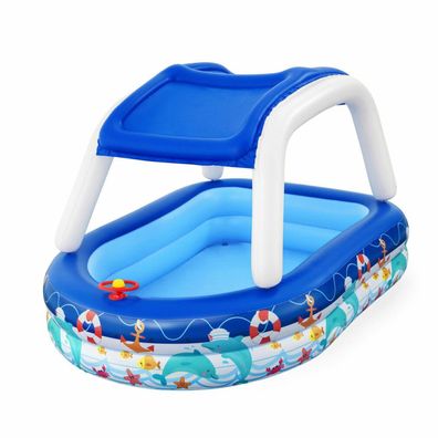 Aufblasbarer Pool Captain Family, Durchmesser 2,13m x 1,55m, Höhe 1,32m