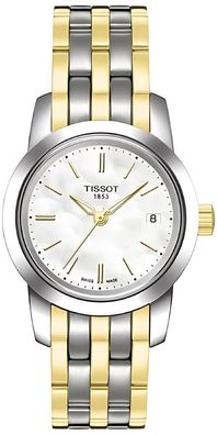 Tissot Classic Dream Lady Damenuhr silber gold Edelstahl