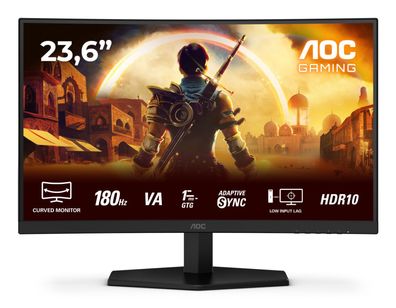 AOC Gaming C24G42E - LED-Monitor - Gaming - gebogen - 61 cm (24")