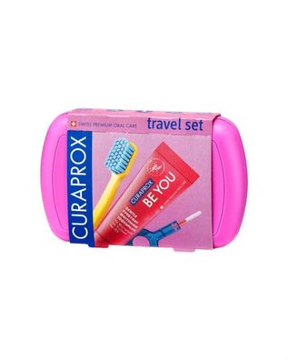 Curaprox BE YOU Travel Set Pink - Reiseset für unterwegs