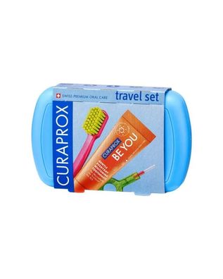 Curaprox BE YOU Travel Set Blau - Reiseset für unterwegs