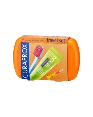 Curaprox BE YOU Travel Set Orange - Reiseset für unterwegs