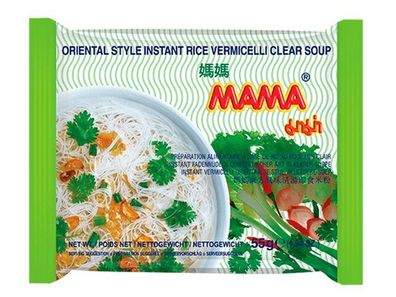 MAMA Instant Reisnudeln Orientalische Clear Soup Vermicelli 55g