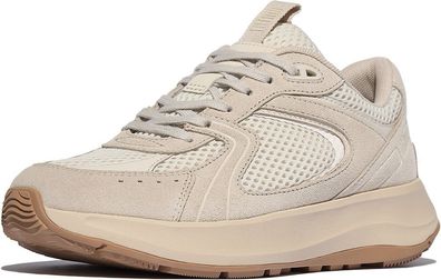 FitFlop Damen Sneakers F-Mode Flow Suede/Mesh/Leather Flatform IV7