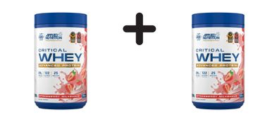 2 x Applied Nutrition Critical Whey (825g) Strawberry Milkshake
