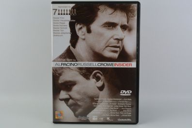 Insider | Russel Crow | AL Pacino | DVD | Film | Zustand sehr gut