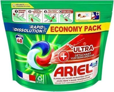 Ariel 4in1 Ultra Waschkapseln 40 Stück