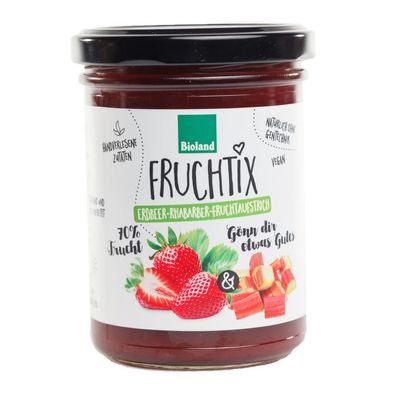 Fruchtix Erdbeer-Rhabarber-Fruchtaufstrich BIO* 220g