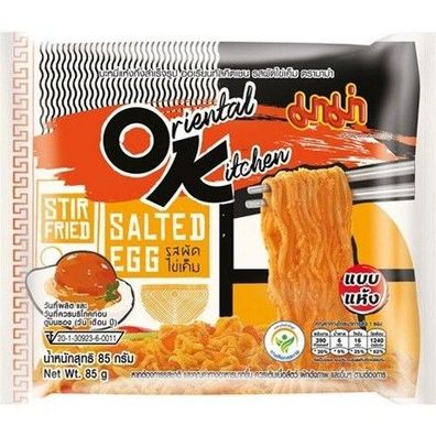 MAMA Instantnudeln OK Bratnudeln Stir-Fried Gesalzenes Ei 85g