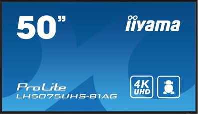 IIYAMA LH5075UHS-B1AG 127cm 50Zoll 3840x2160 UHD VA panel 500cd/m2 5000:1 Static Cont