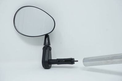 CBK-MS Fahrradspiegel links 115 mm schwarz Klemmbefestigung im Lenkerrohr