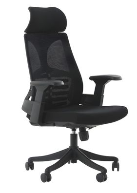 Moderner High-Tech Bürostuhl Designer Kopfstütze Lehnstühle