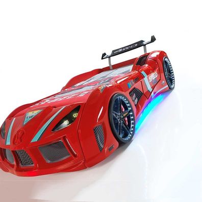 Kindezimmer Bett Designer Rotes Rennwagen Bett Kunststoffbetten