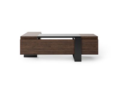 Edler Brauner Schreibtisch Holztisch Bürotisch Arbeitszimmer Tisch