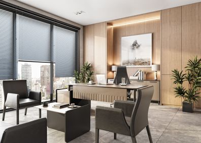 Luxus Büro Einrichtung Stilvoller Schreibtisch Konsole Beistelltisch