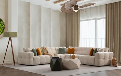 L-förmiges Sofa Sofaecke Couch Wohnlandschaft Sitzlandschaft Eckpolster