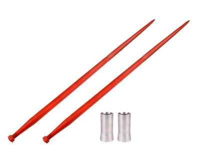 Frontladerzinken 1100 2 x + Konushülse 100 mm 2 x im Set