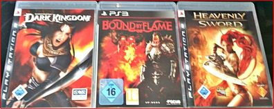 PS3 GAME Bundles -WÄHLBAR * FLAME, Dark Kingdom, Sword, Enslaved, .........