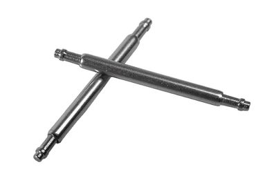 Minott Zwei Federstege (Ø) 1,5mm Edelstahl Swiss Made - kurzer Zapfen