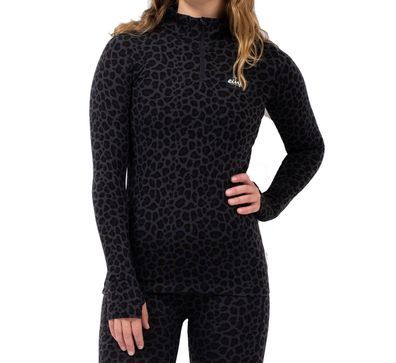 EIVY Women Funktionslongsleeve Journey Merino Wool black leopard