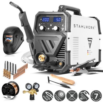 Stahlwerk Schweißgerät MIG MAG 200 ST Vollausstattung IGBT Inverter 200 A