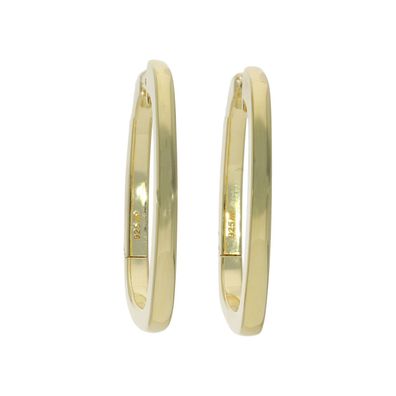 Creolen Silber 925 Gold plattiert JL20-06-1291 JuwelmaLux